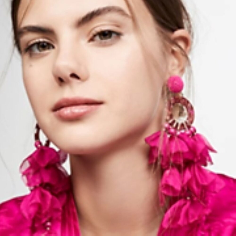 Mimosa Chiffon Earrings